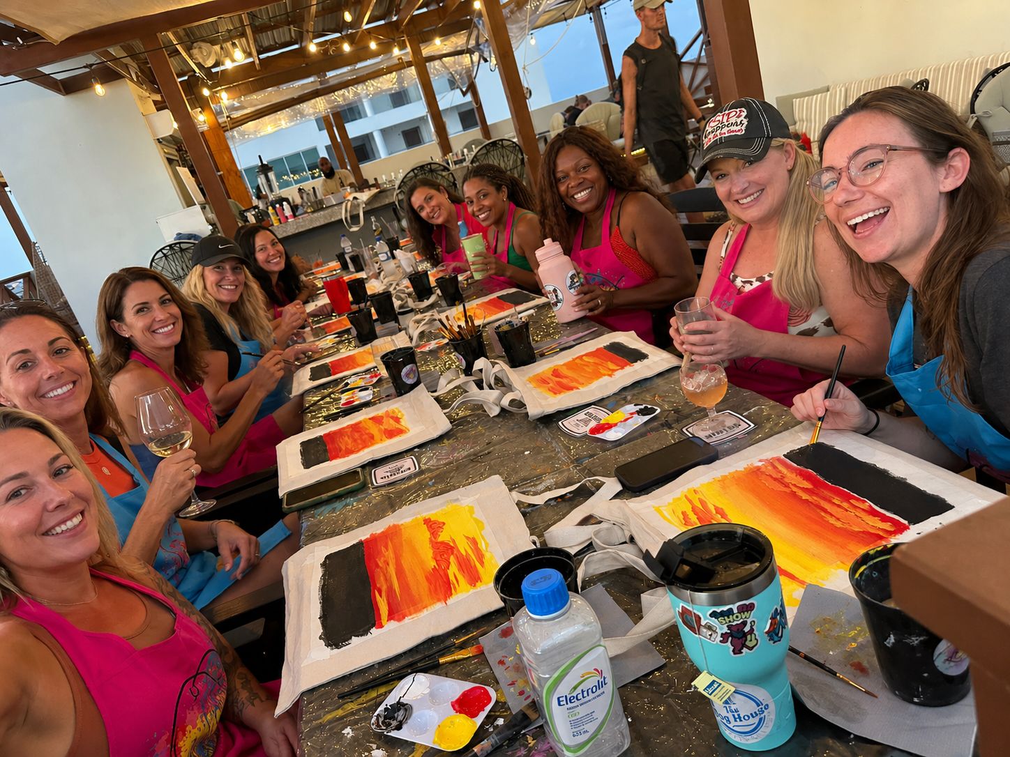 Friend trip and bachelorette at Sandbar