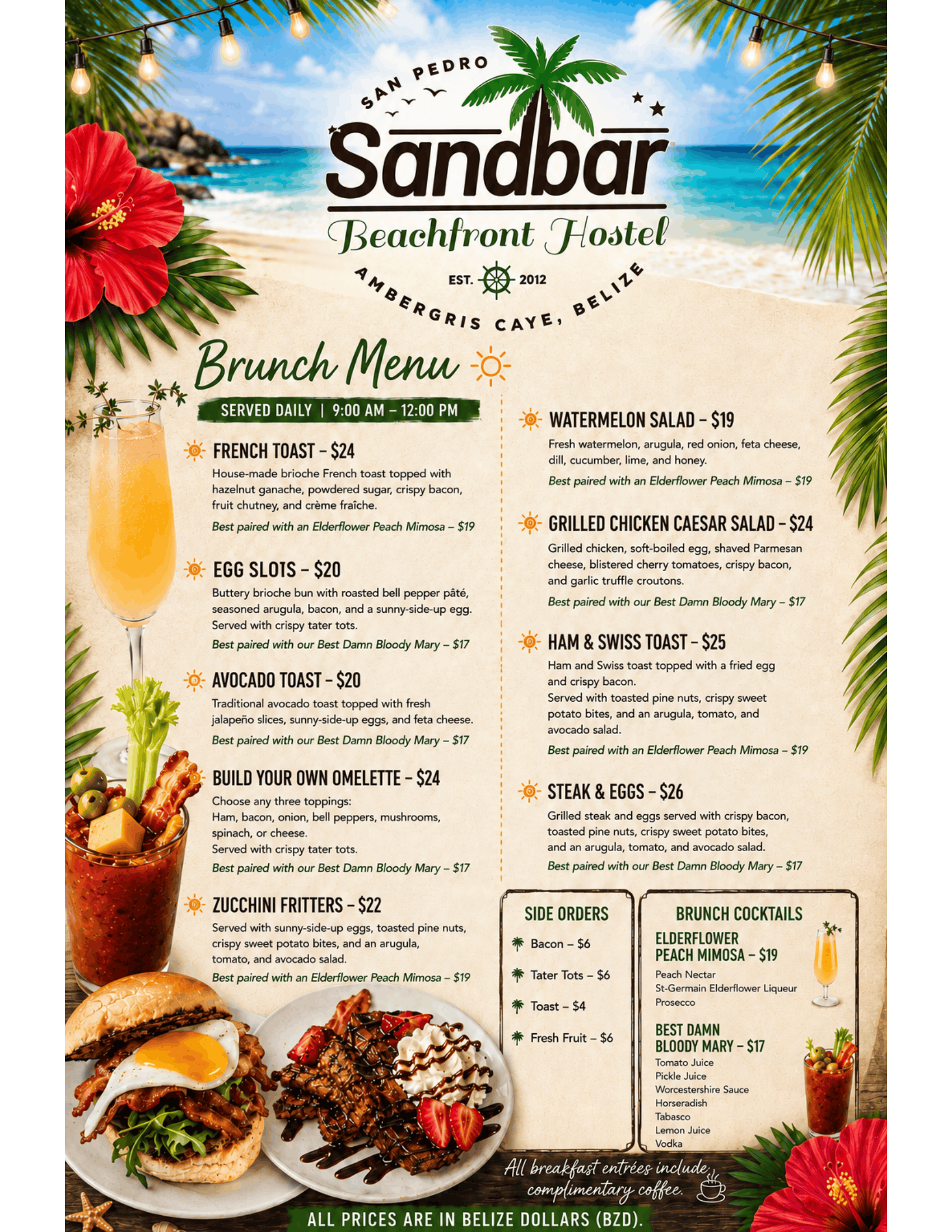 Brunch Menu