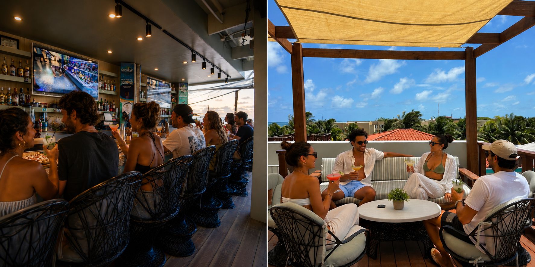 Food and drinks at Sandbar Restaurant & Bar