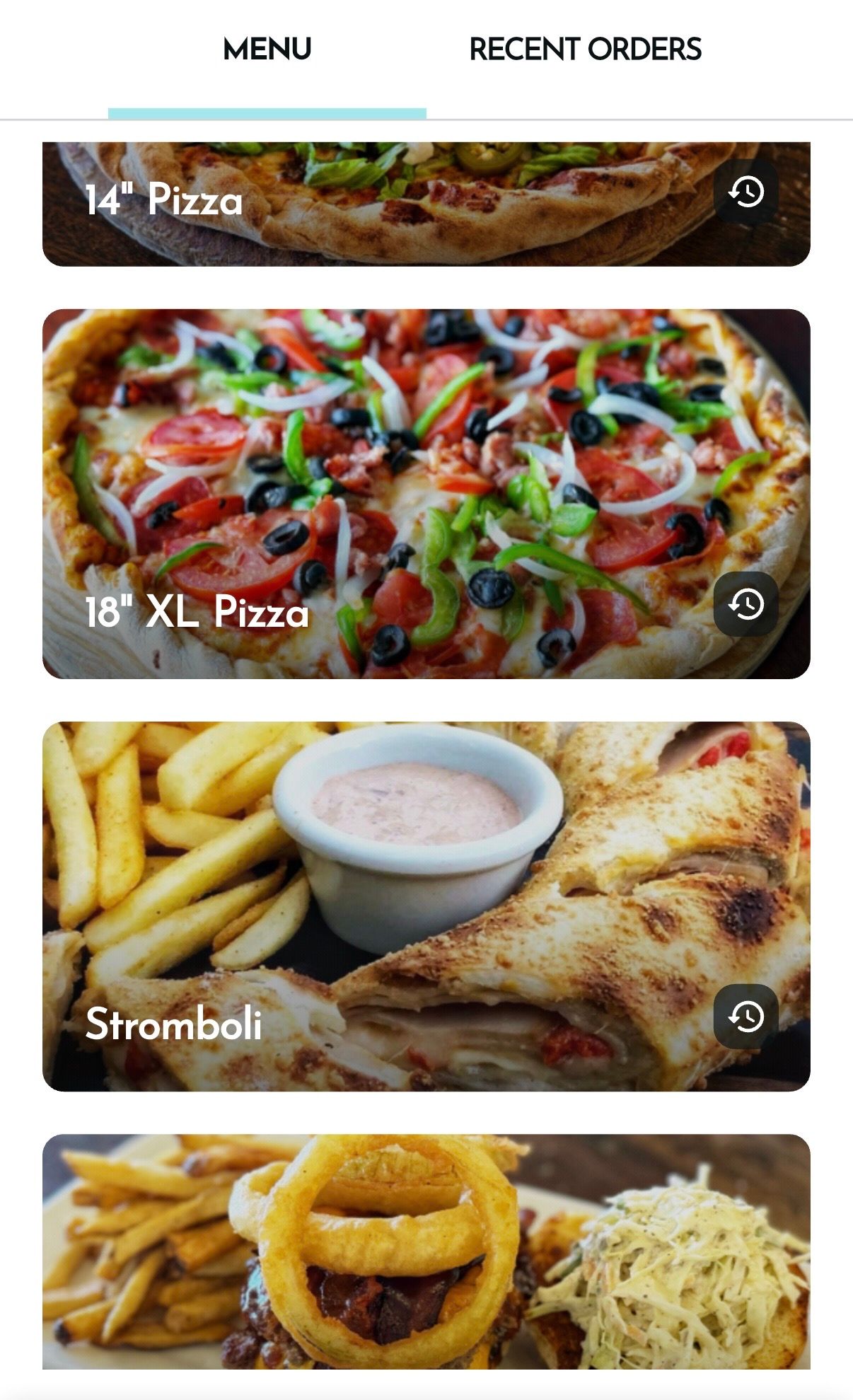 Sandbar app menu screen