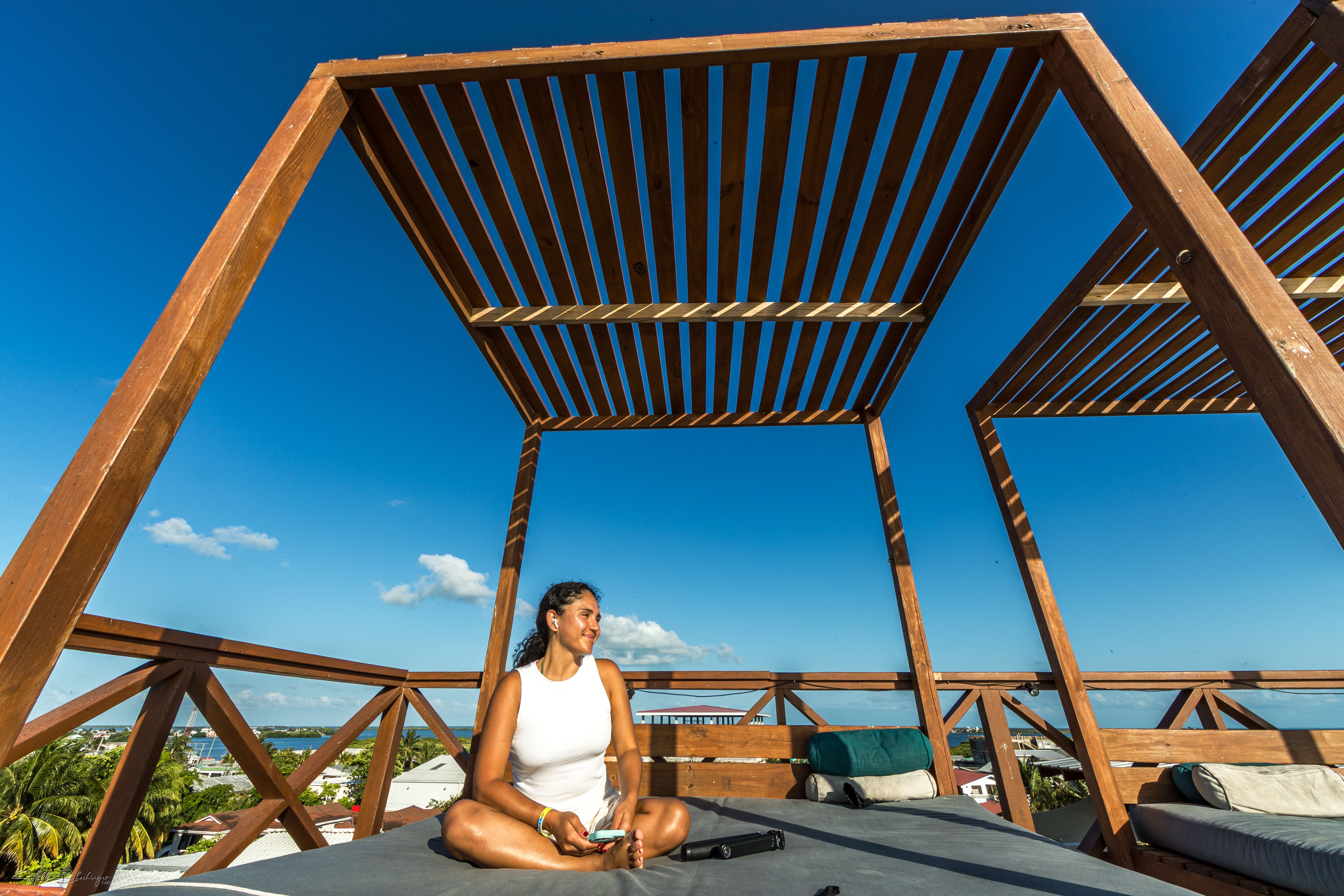 Cabana at the Sandbar rooftop pool