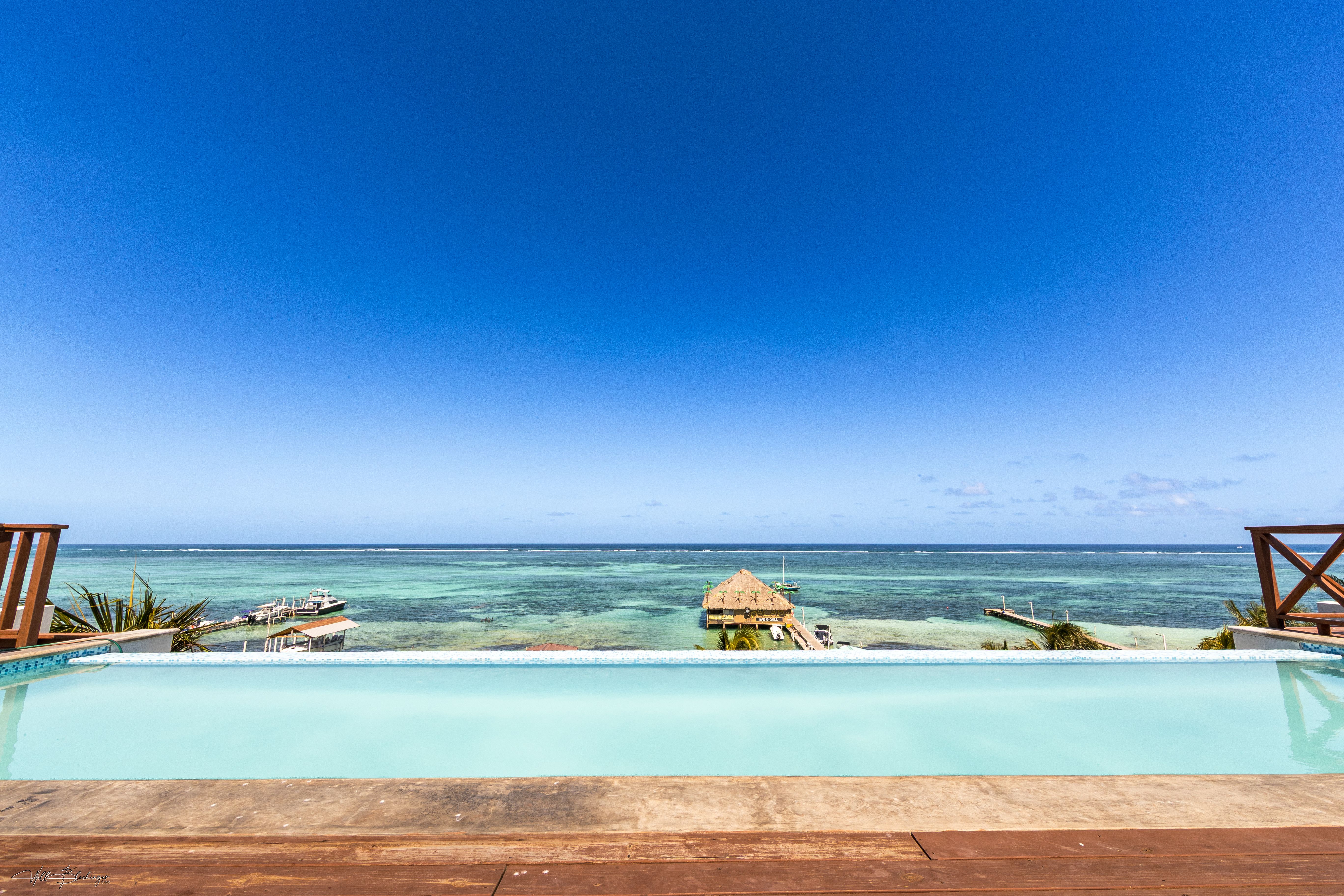 Rooftop pool at Sandbar