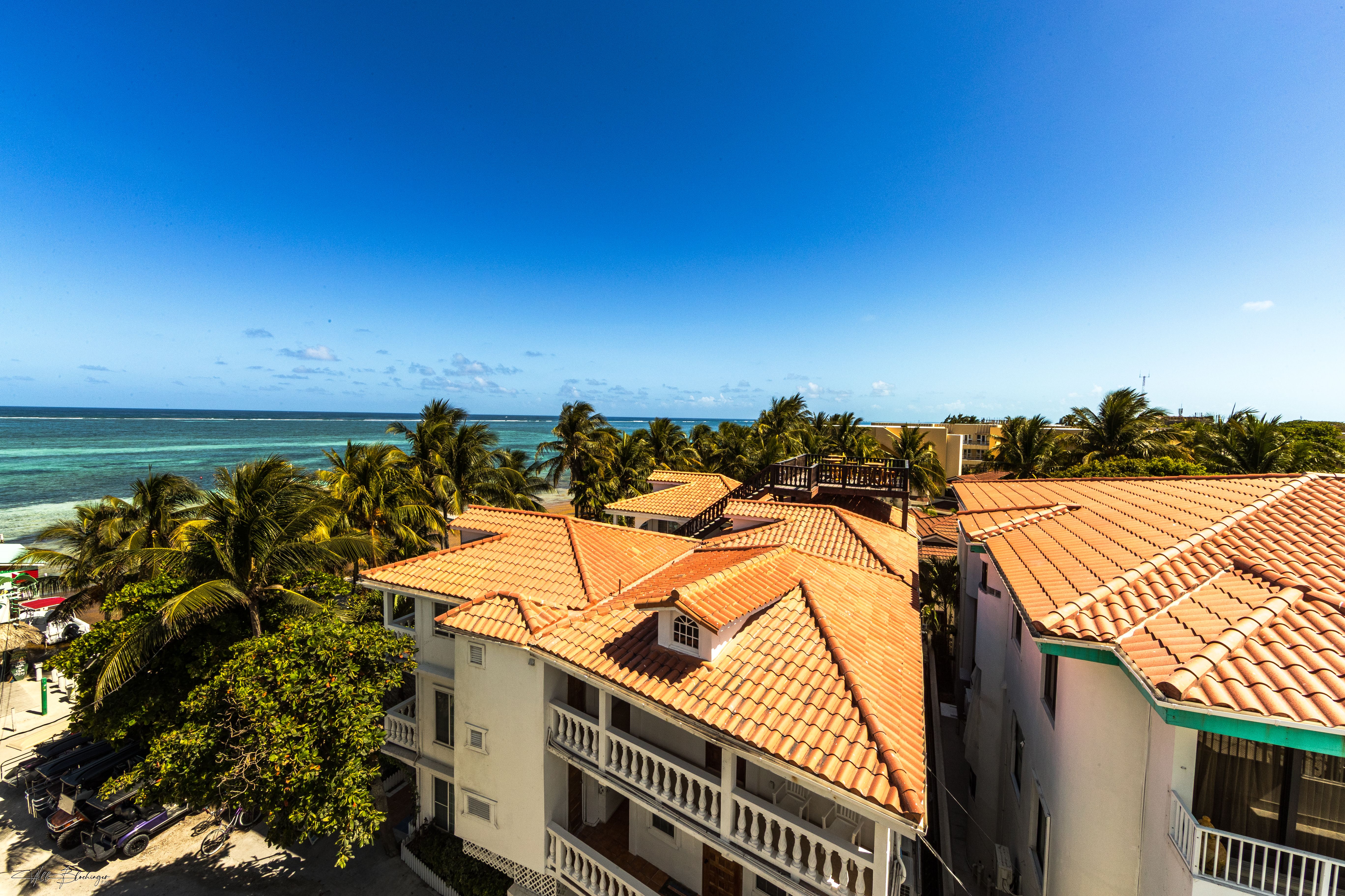 South view from the Sandbar rooftop