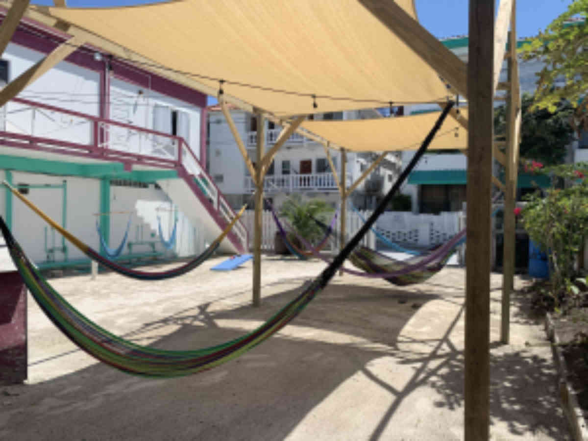 The best hostel Belize Beachfront San Pedro Sandbar